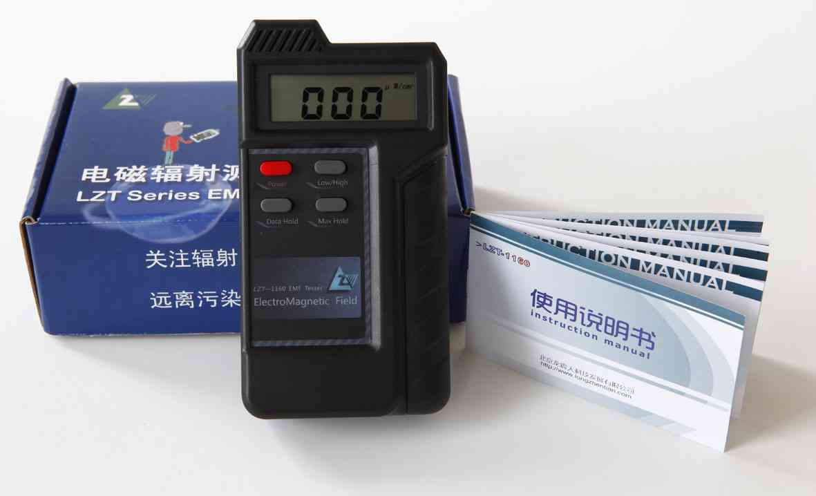 LZT-1160 磁場強度測試儀，高斯計，特斯拉計外包裝圖片